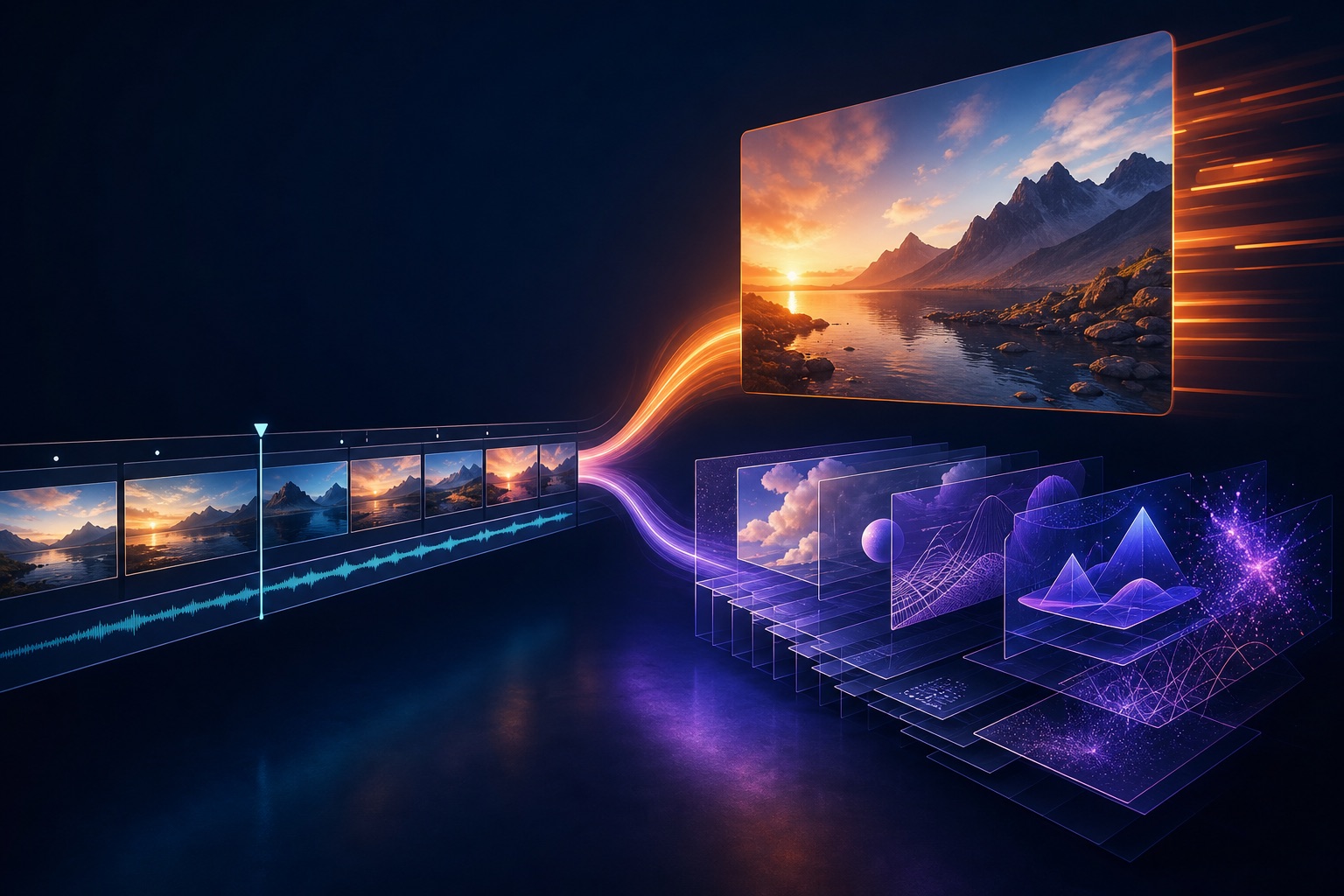 Video editing comparison — professional software vs AI tools